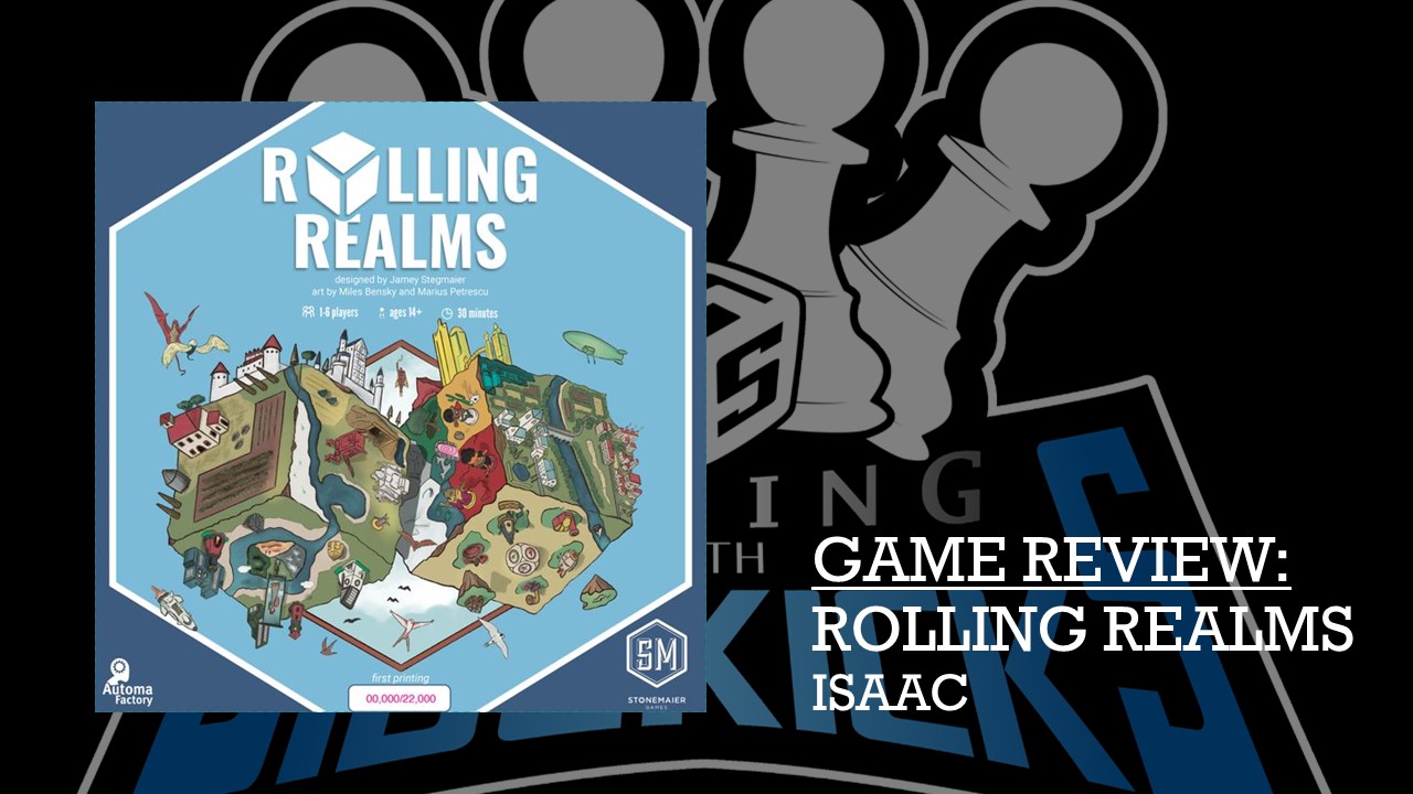 Rolling Realms Roll And Write Dice Game Stonemaier Games STM 450 Board